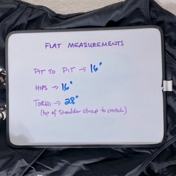 Christina Black One Piece Swimsuit Bathing Suit With Decorated Décolletage 14 - Picture 12 of 13